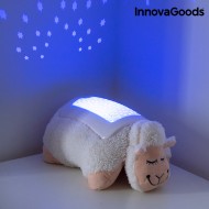 Jucărie de Pluș Oaie cu Proiector LED InnovaGoods + livrare la doar 1 RON
