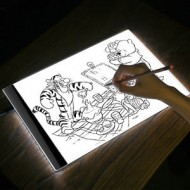 Platformă iluminată LED A4 - pentru desen magic + livrare la doar 1 RON