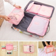 Gentuțe practice călătorii - set organizator bagaje 6 buc - mai multe culori + livrare la doar 1 RON