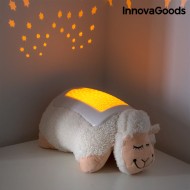 Jucărie de Pluș Oaie cu Proiector LED InnovaGoods + livrare la doar 1 RON