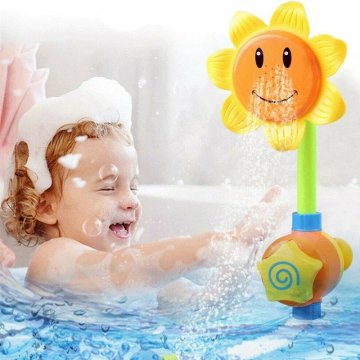 Floarea-soarelui - Duș pentru copii în cadă